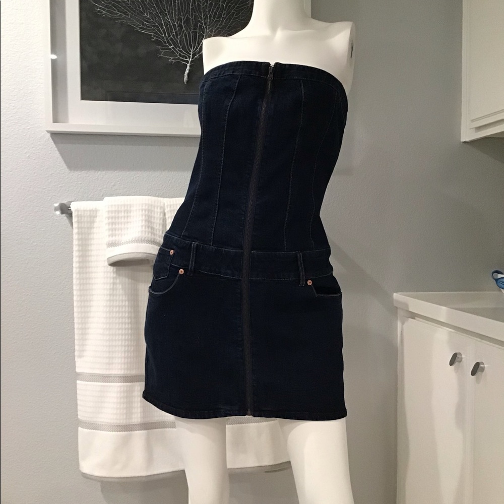 Jean minidress